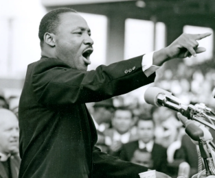 Martin Luther King Jr. speaking